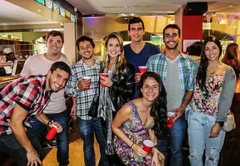 Hanging out with the International Students 