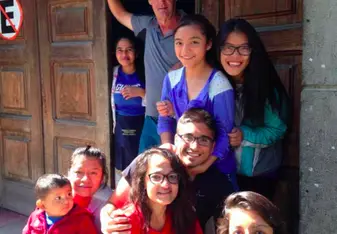 Saying goodbye to our Homestay