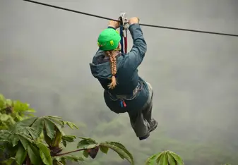 Ziplining in Monteverde
