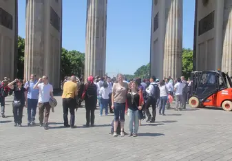 Me and a friend on our program trip to Berlin