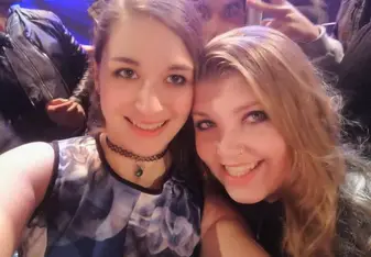 Me and my Best friend in Hamburg at New Years