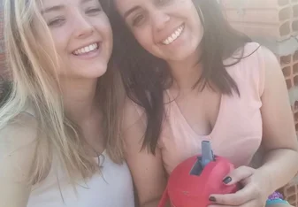 drinking tereré with friends