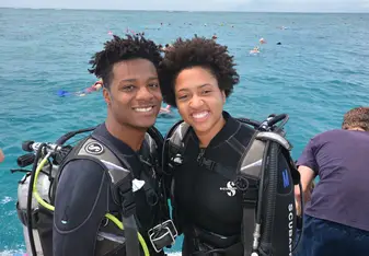 My friend and I went scuba diving in the great barrier reef and saw all kinds of life. 