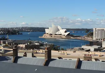 This was the view of the opera house from our hostel the first week which was right next to the Sydney Harbour Bridge. Such an incredible location.