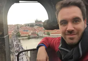 I teach in Prague, Czech Republic. It's a picturesque city that's easy to fall in love with. 