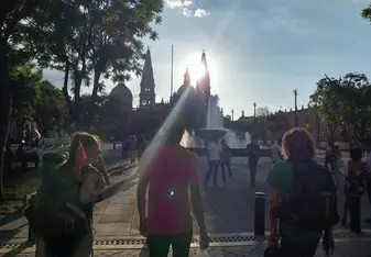 walks through Guadalajara