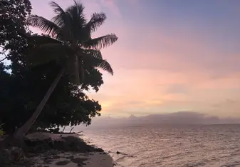 Sunset on Caqalai