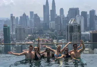 Rooftop Infinity Pool in Kuala Lumpur, Malaysia
