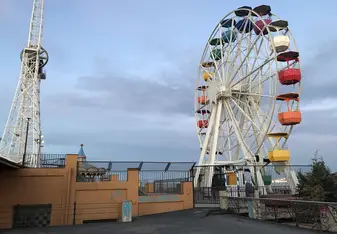 Ferris wheel at the top of Tibidabo mountain