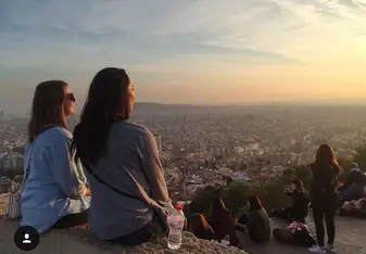 An amazing place to see the city and watch the sunset
