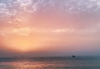 Paroikia sunset view from school!