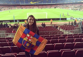 Got to watch the famous Barcelona team win 4-0
