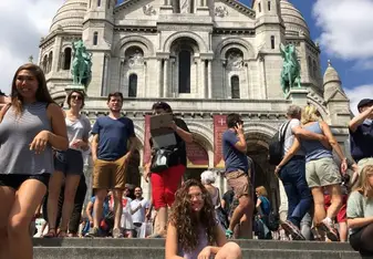 Sacré-Cœur Visit from Study Abroad in Paris, France