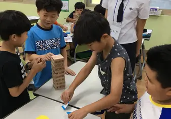 Summer school Jenga