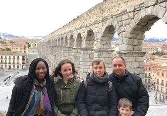 Segovia w/my host family