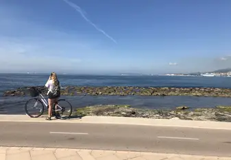 Biking the bay of Palma