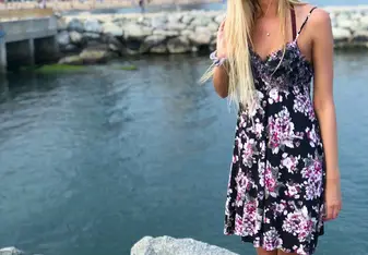 How can you not smile when you're at the beach!?