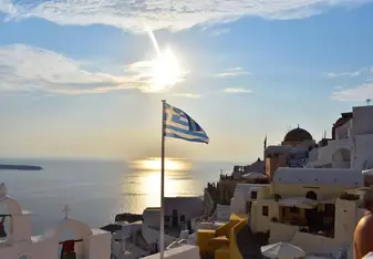 Sunset on Santorini