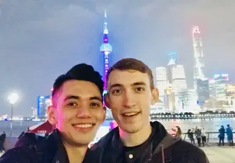 Pudong Skyline in Shanghai