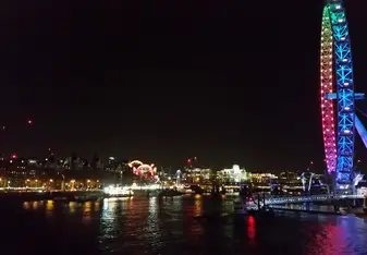 London at night