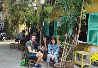 with locals!