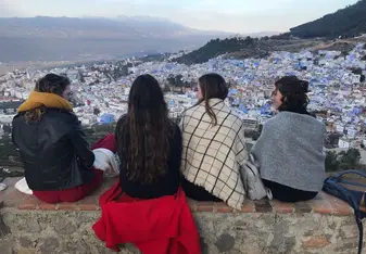 Some of my best friends and I in Morocco!