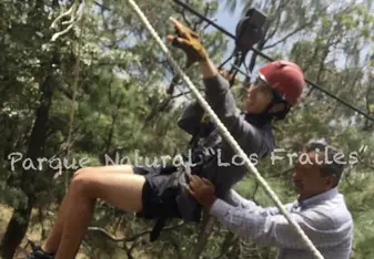 Zip-lining in Tapalpa