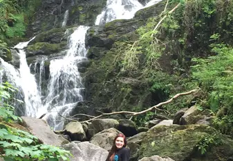 Inside the Torc Waterfall