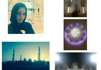 Sheikh Zayed Grand Mosque in Abu Dhabi 