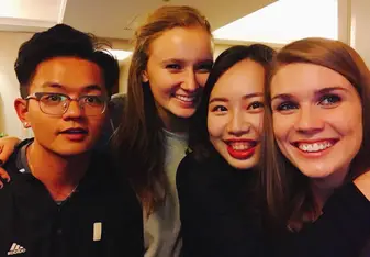 My roommates and our Chinese roommate!