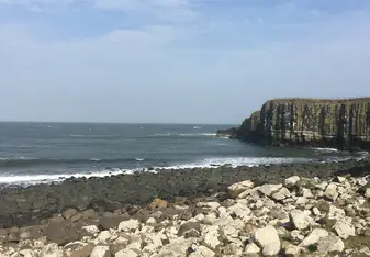 This was taken of of the coast of England, where solitude meets the mystery of the sea.