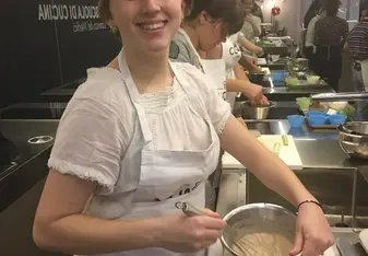For our "History of Food and Culture in Italy", we took a field trip to Florence to take a cooking class!