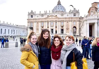 A visit to the Vatican City with my friends