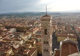 This picture was taken at the top of the heart of Florence; the Duomo. I climbed the 463 steps to the top and looked over the entire city. It was one of prettiest views I've ever seen. 