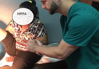 Permission was granted for the pictures and posting. However, I did not want to expose patient's face.