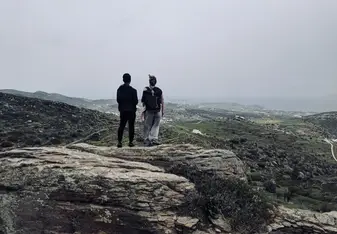 I climbed a mountain