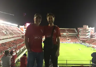 Two man standing