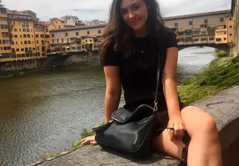 sitting calmly
