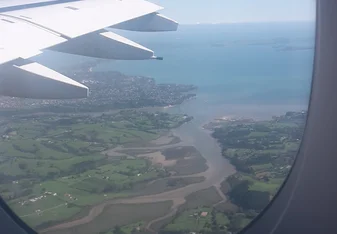 view on the plane