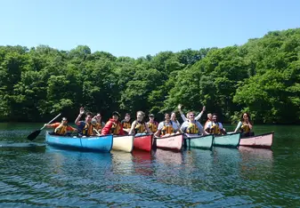Canoeing in Fukushima 