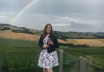 Drinking wine