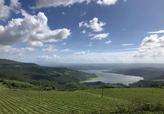 View from our hotel (castle!) in Titignano (Umbria, Italy)
