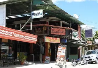 Photo of small shops.