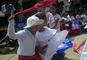 Dancing children.