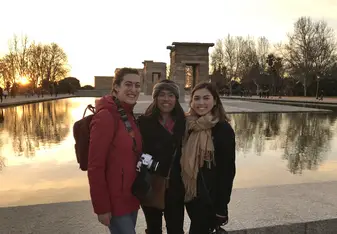 photo of 3 young women