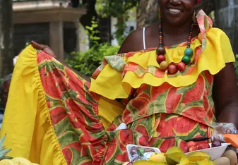 Lovely Fruit seller