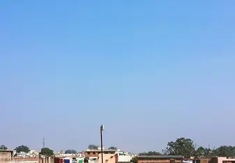 Neighborhood buildings.