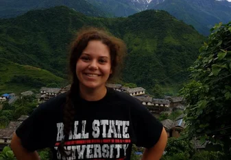 young lady wearing black shirt