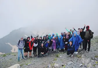 At the top of Mount Olympus