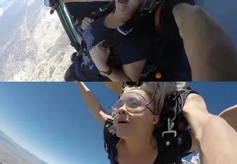 I conquered my fears of heights by jumping out of a plane!
